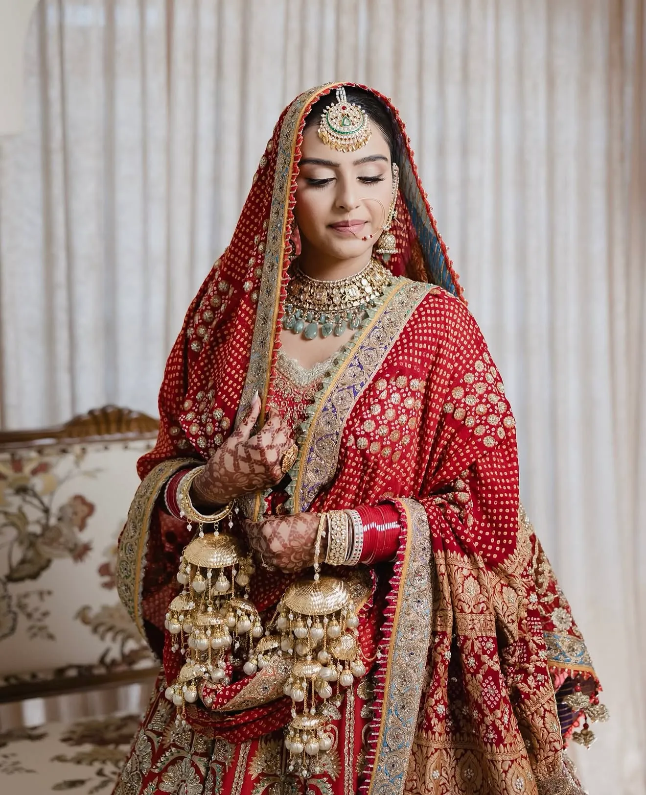 Bridal makeup by Fateh, look 1