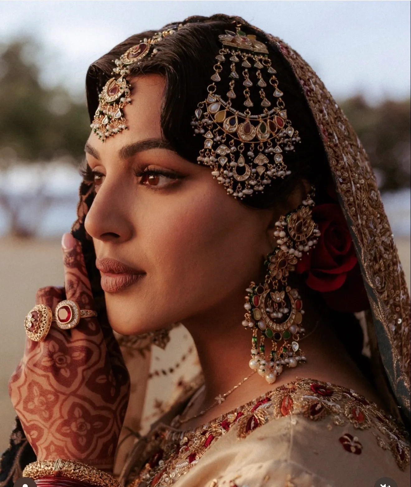 Bridal makeup by Fateh, look 2